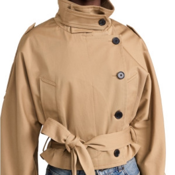 Citizens Of Humanity Tan Trench Coat - Picture 3 of 8